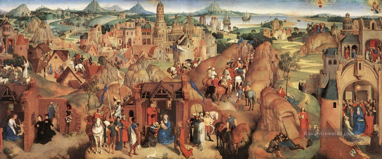 Advent und Triumph Christi 1480 Niederländische Hans Memling Ölgemälde